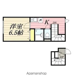 プラージュ知手C棟【2階】の間取り
