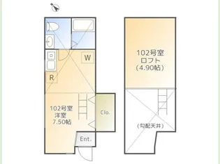シャイン・ステージ東長崎【2階】の間取り