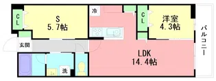 GRAND RESIDENCE UCHIYAMA IV【1階】の間取り