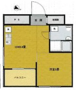 サンハイツ【4階】の間取り