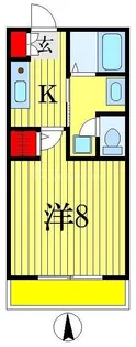シャトレF【2階】の間取り
