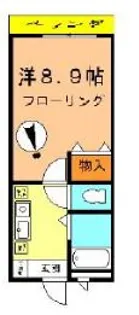 ハイム汐見II【1階】の間取り
