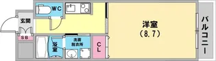 エル・セレーノ石屋川【2階】の間取り