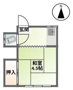 泰山荘【2階】の間取り