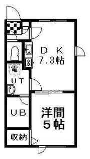 エステートin雅【1階】の間取り