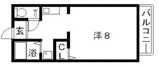 カネマスロイヤルコート【1階】の間取り