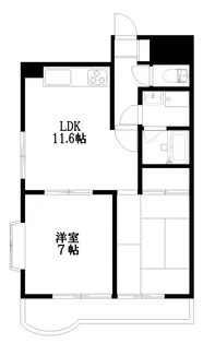 祖父江マンション武蔵小杉【3階】の間取り