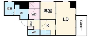 トラストマン堀江【3階】の間取り
