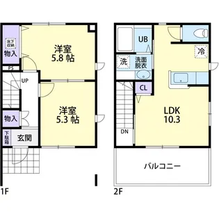 サニーフラットの間取り