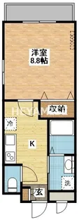 アルカンシエルII【1階】の間取り