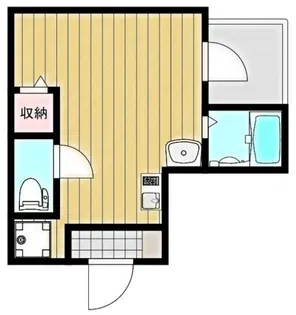 インスパーク千住緑町III【1階】の間取り
