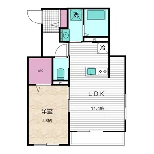 Maison du Bonheur【2階】の間取り
