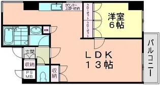 SEVEN GATE【5階】の間取り