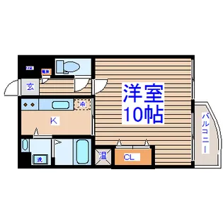 旭コアビルB棟【3階】の間取り