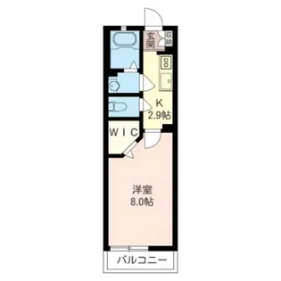 アンソレイエ・ロジュマン笹【2階】の間取り