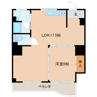 コウエイビル【4階】の間取り