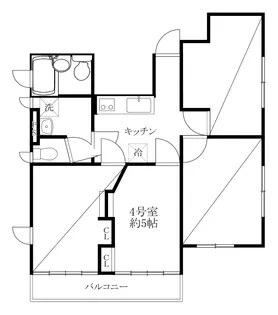 アカデミアアート東京上野台学院【2階】の間取り