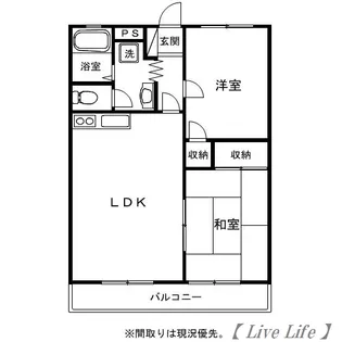 パストラルコート【4階】の間取り