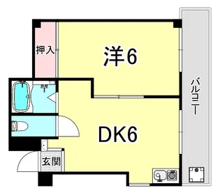 リッツ高丸【3階】の間取り