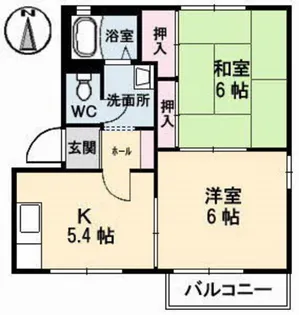 マーガレットハイツ【2階】の間取り