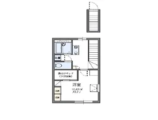 東京都八王子市椚田町【アパート】の間取り