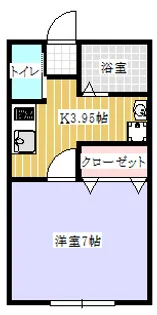 新潟県新潟市西蒲区巻乙【アパート】の間取り