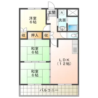 グランドバッハ【3階】の間取り