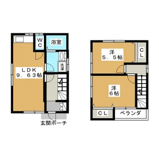 群馬県伊勢崎市柳原町【一戸建】の間取り
