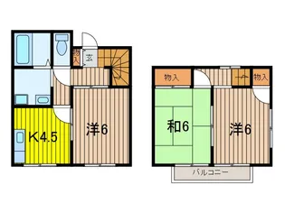 ビューテラスA棟の間取り
