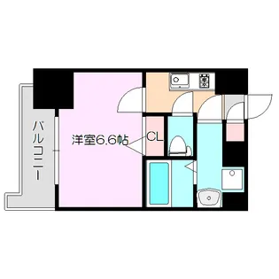 1Kの間取り画像