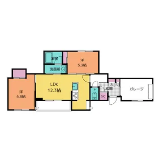 Maison de Oasis【1階】の間取り