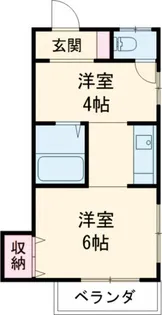 飯塚荘【2階】の間取り