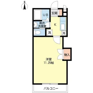 パインコートI【1階】の間取り