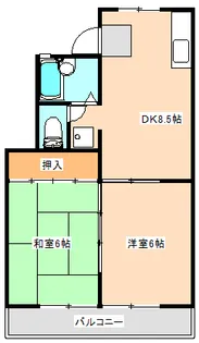 シャトージルエット【1階】の間取り