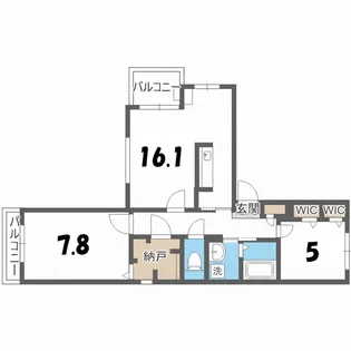MセレクションステラII【4階】の間取り