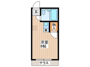 ラメ-ル桜上水【1階】の間取り