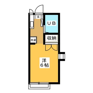 まろんハイツ【2階】の間取り
