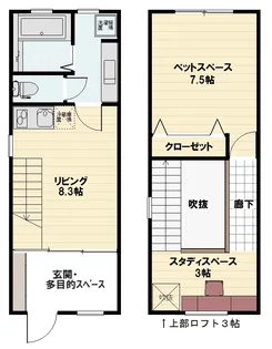 PLAYFUL(プレイフル)【1階】の間取り