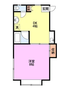 メロディー【1階】の間取り