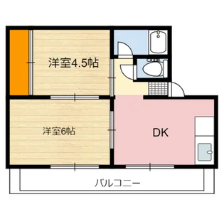 レジデンス永田【2階】の間取り