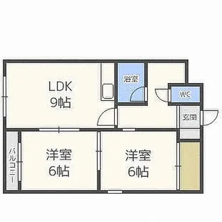 エスビーハイツ・エルム【3階】の間取り