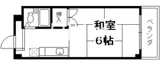 ハイツベルセイム【3階】の間取り