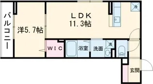 アンソレイエII【2階】の間取り