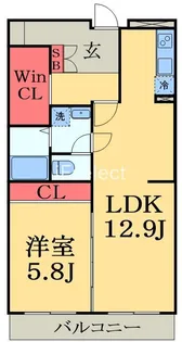 セントラルパーク幕張本郷【5階】の間取り
