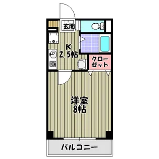 アンソレイユ【3階】の間取り