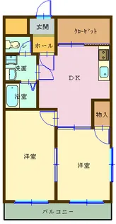 TIARA小杉【3階】の間取り