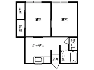 レインボー【2階】の間取り