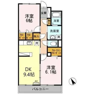 J・プレステージ【3階】の間取り