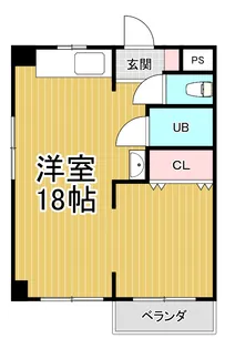 ラ・レジェール広瀬【5階】の間取り