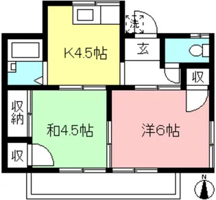 東京都世田谷区喜多見7【アパート】の間取り
